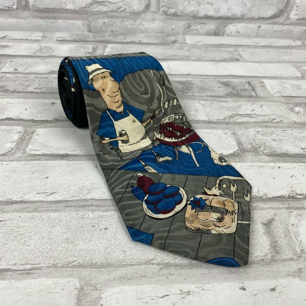 Cookout BBQ Grilling Necktie Specialties Hallmark